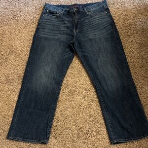 Women’s Luck Brand 38x30 Dark Wash Wide Leg Jeans